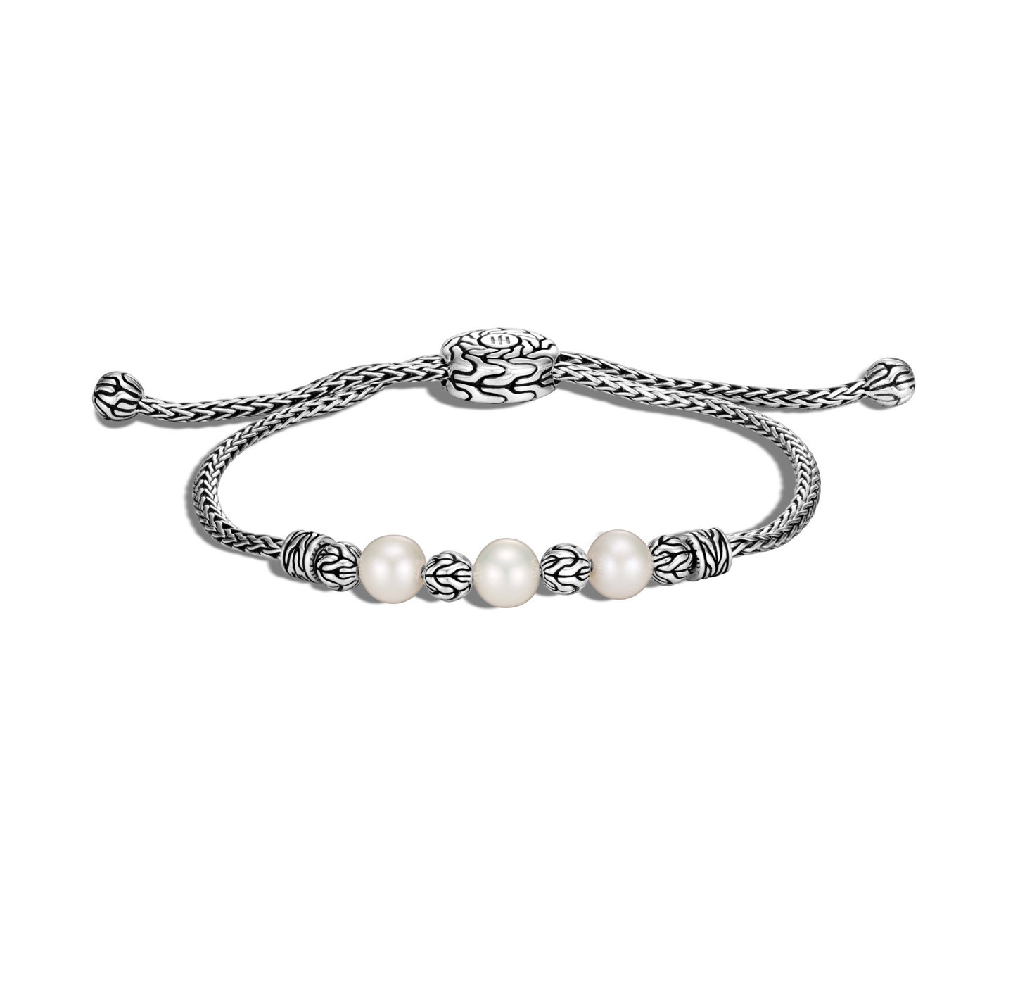 Pull Through Pearl Station Bracelet | John Hardy | Fink's Pull Through Pearl Station Bracelet | John Hardy | Fink's