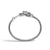 John Hardy Legends Sterling Silver Bracelet with Blue Sapphire Naga Head Station