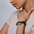 John Hardy Legends Black Leather and Sterling Silver Naga Double Coil Bracelet