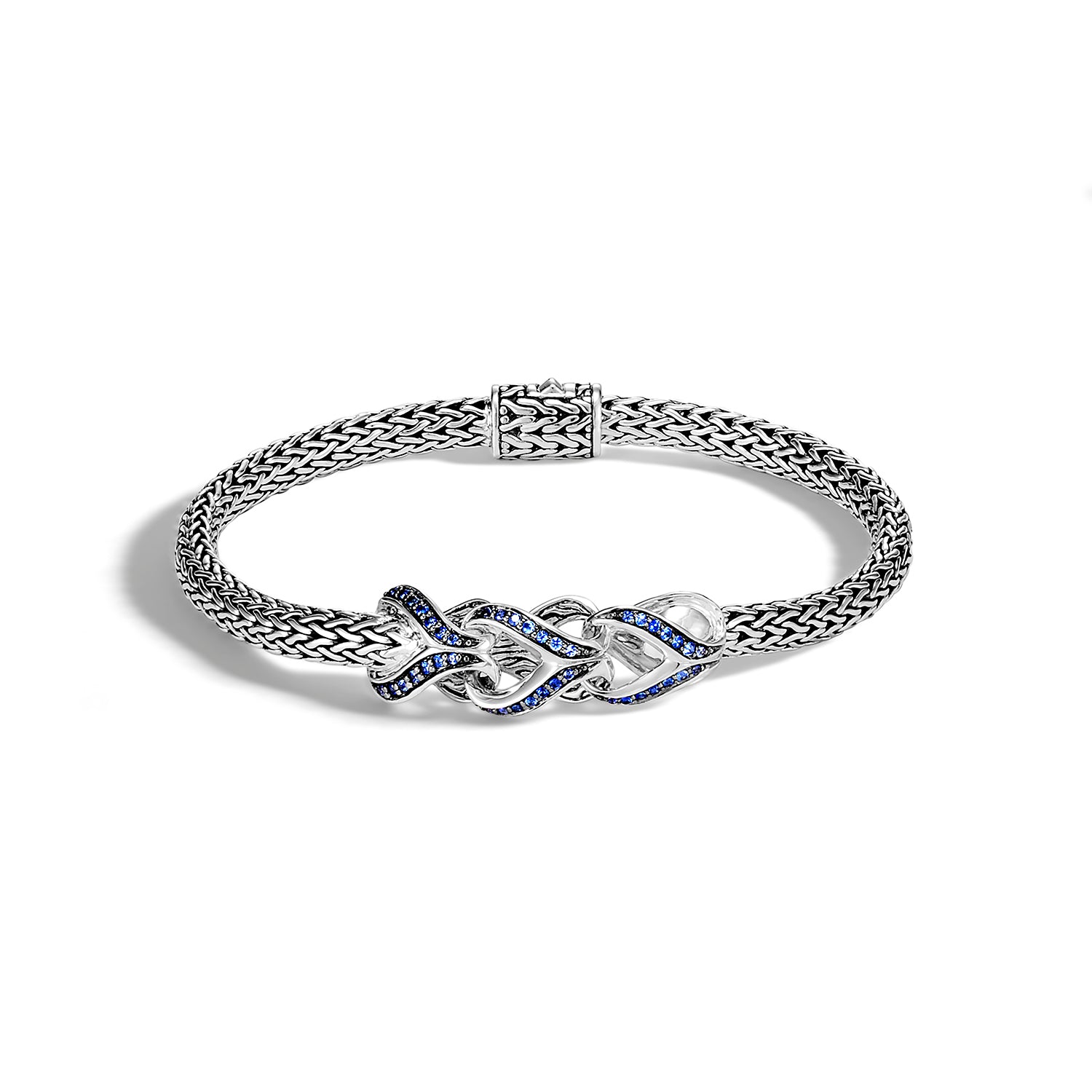 John Hardy Classic extra-small chain bracelet with Sapphires BBS96002BSP -  CB Stark Jewelers