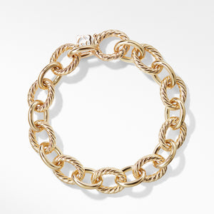 David Yurman Oval Large Link Bracelet in 18 karat Yellow Gold