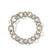 Large Oval Link Bracelet with 18K Gold, 9&quot;