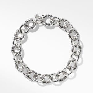 David Yurman Cable Oval Link Bracelet in Sterling Silver