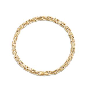Medium Fluted Chain Bracelet in 18K Gold, 5mm
