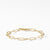 Load image into Gallery viewer, Stax Oval Link Bracelet in 18K Yellow Gold