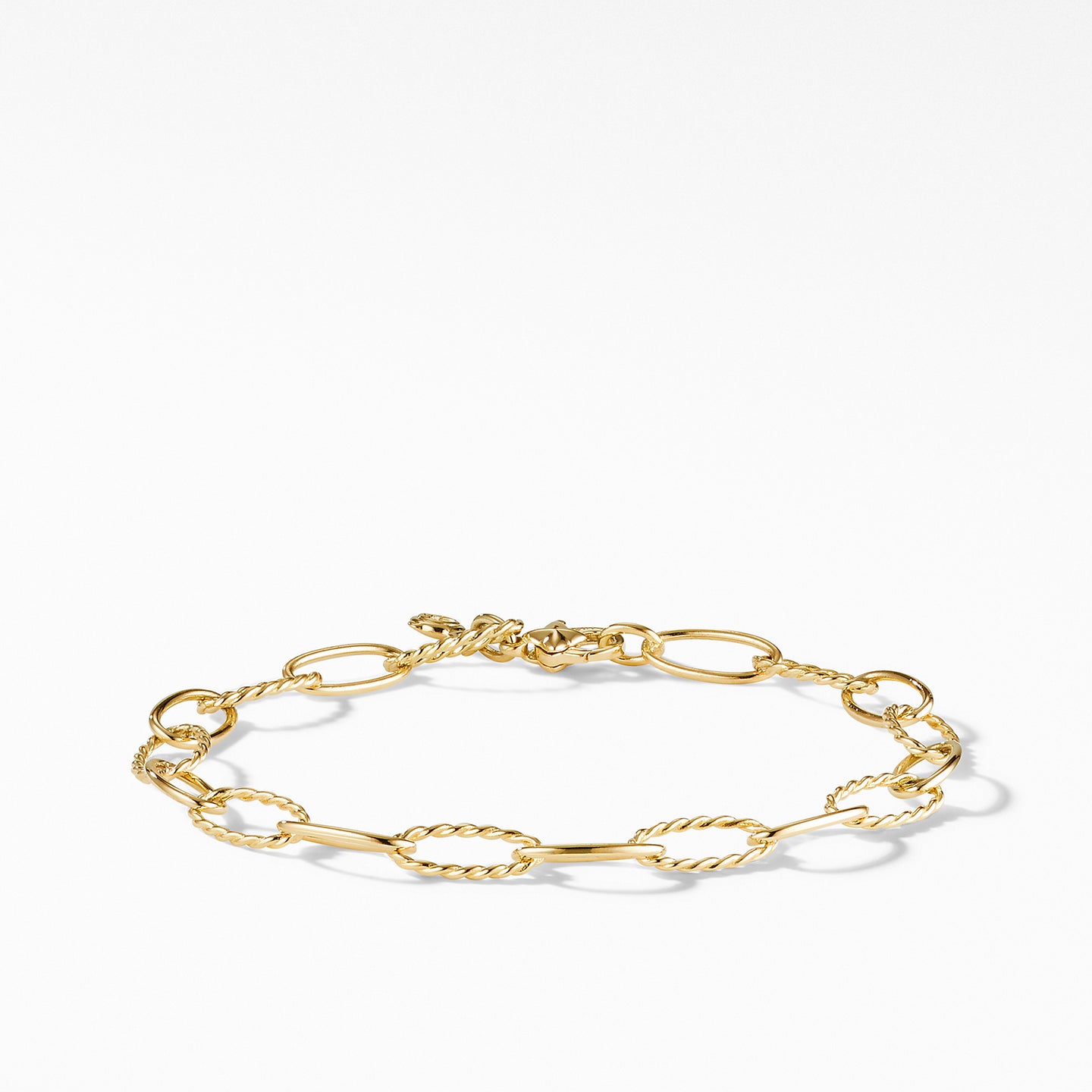 Stax Oval Link Bracelet in 18K Yellow Gold