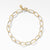Load image into Gallery viewer, Stax Oval Link Bracelet in 18K Yellow Gold