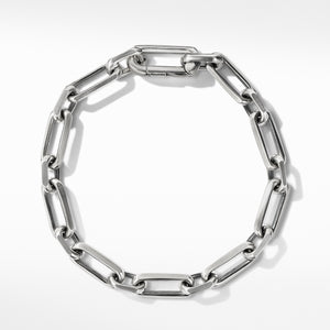 Elongated Open Link Chain Bracelet, Size Medium