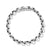 Torqued Faceted Chain Link Bracelet, Size Medium