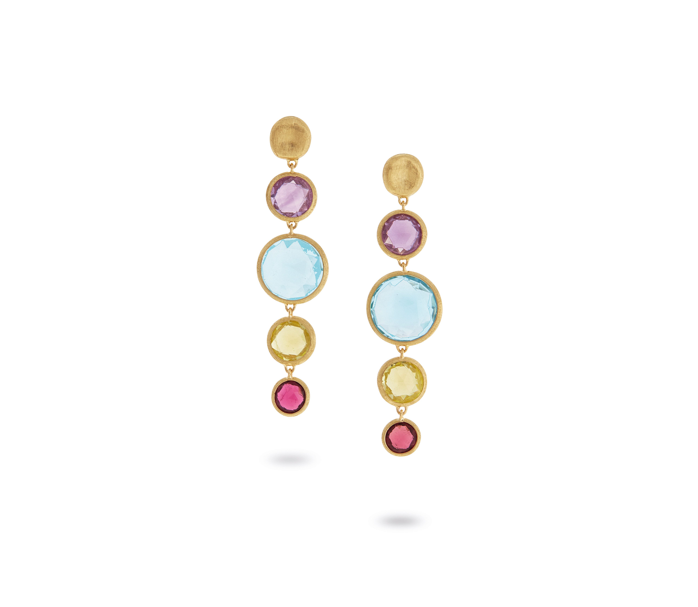 Marco Bicego Yellow Gold Mixed Gemstone Earrings