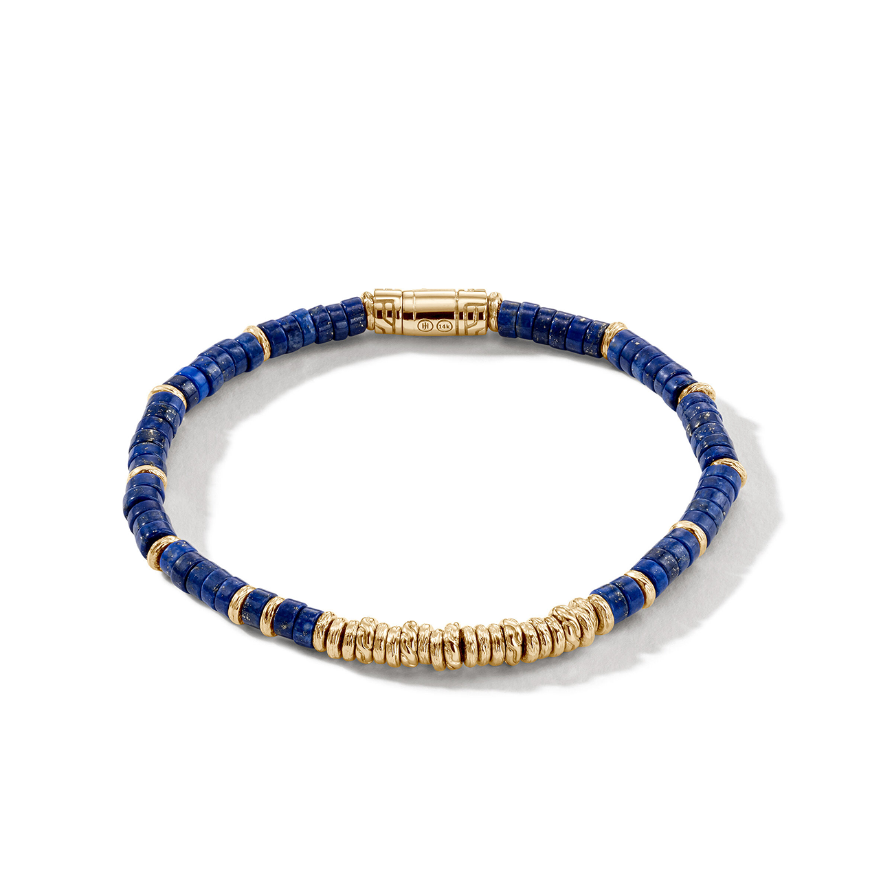 Yellow gold hotsell lapis bracelet