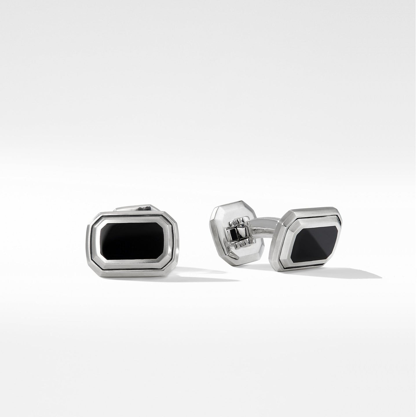 Deco Cufflinks with Black Onyx