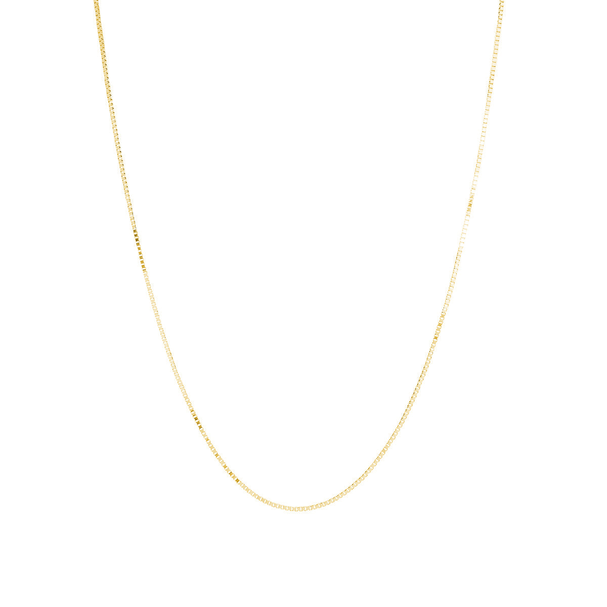 Fink's Jewelers .8mm Box Chain Necklace in 14K Yellow Gold