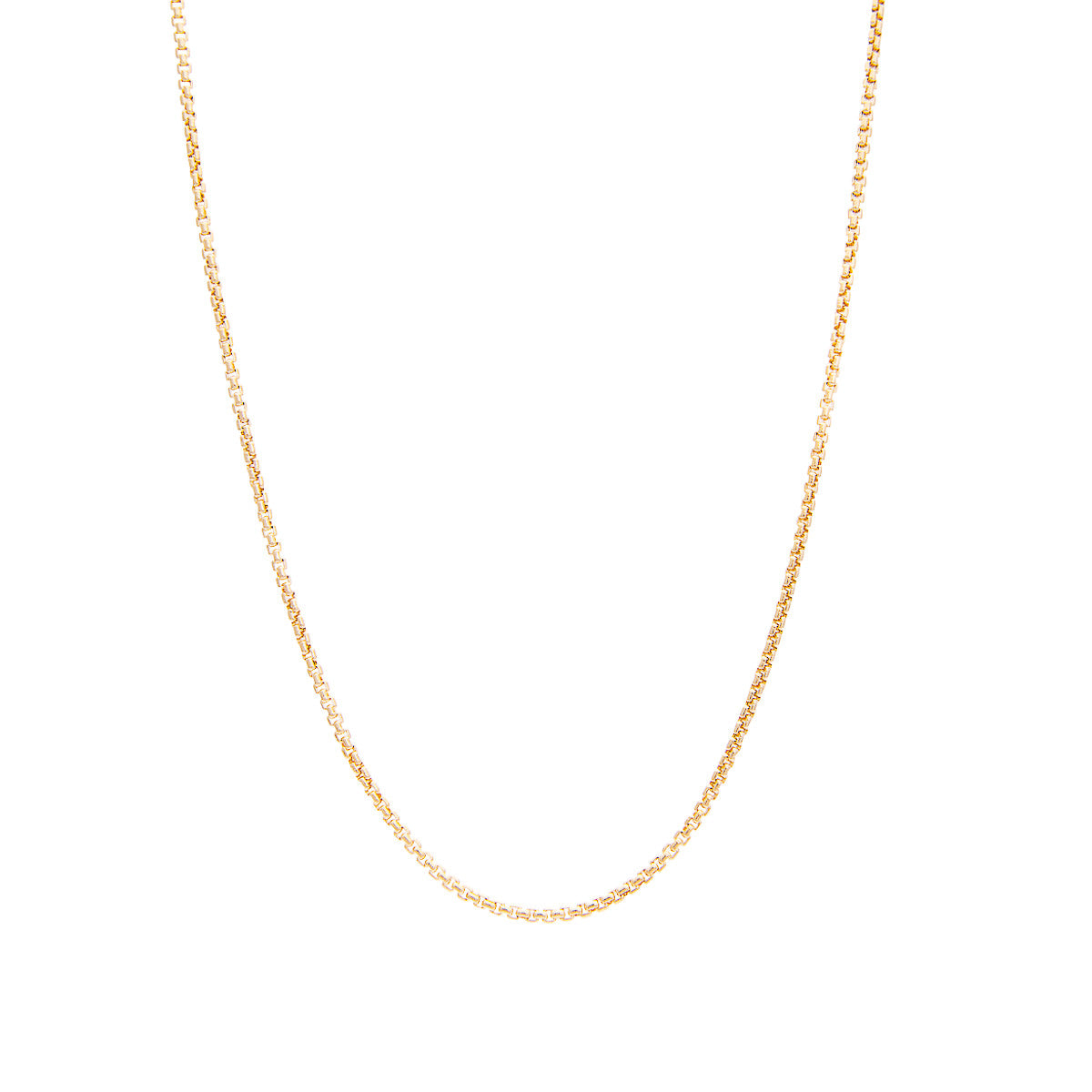 Fink's Jewelers 14K Yellow Gold 1.8mm Round Hollow Box Chain Necklace