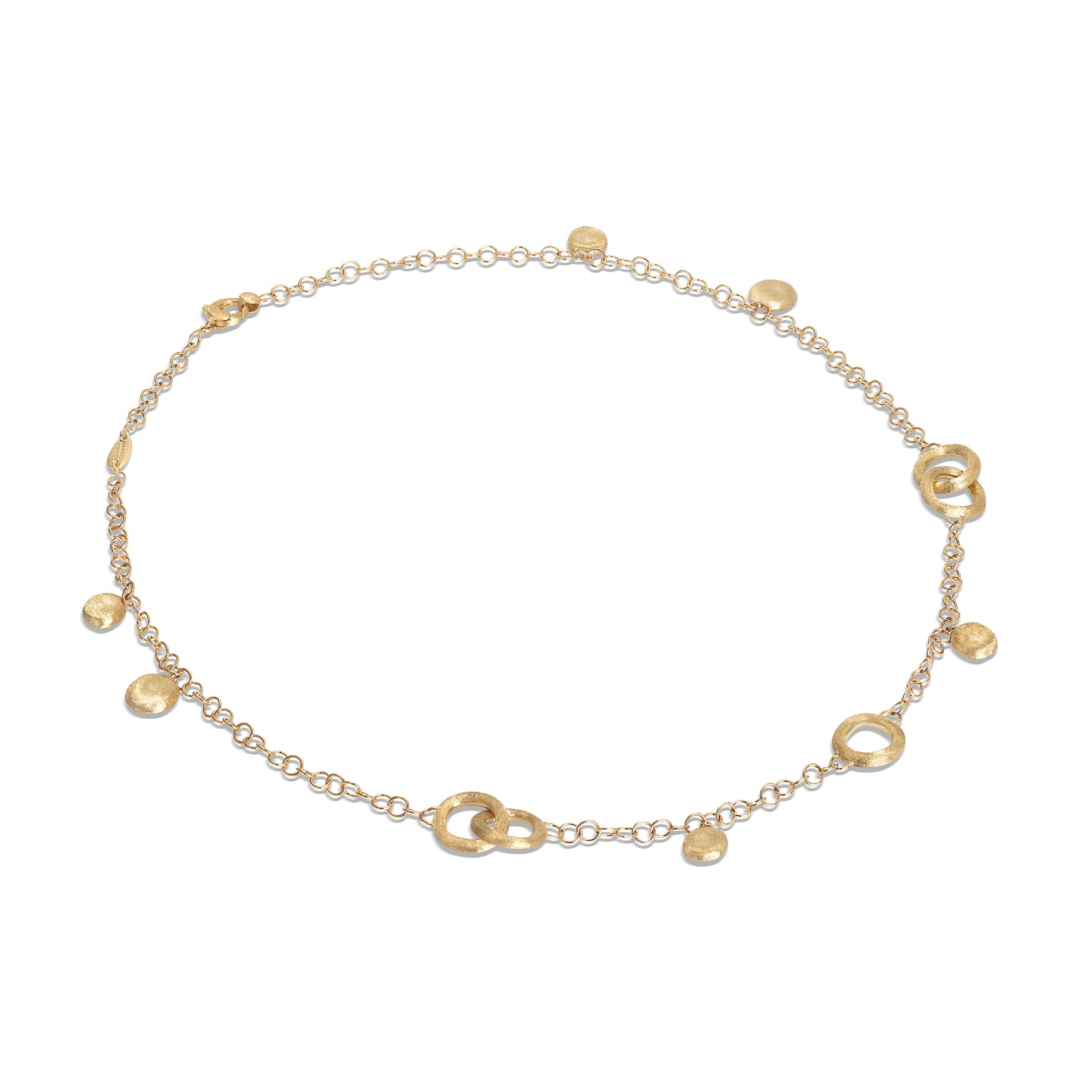 Marco Bicego 18K Yellow Gold Jaipur Link & Disc Necklace
