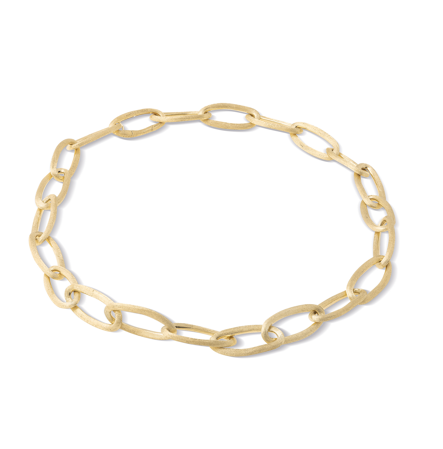 Marco Bicego Jaipur Link Collection Yellow Gold Oval Link Necklace