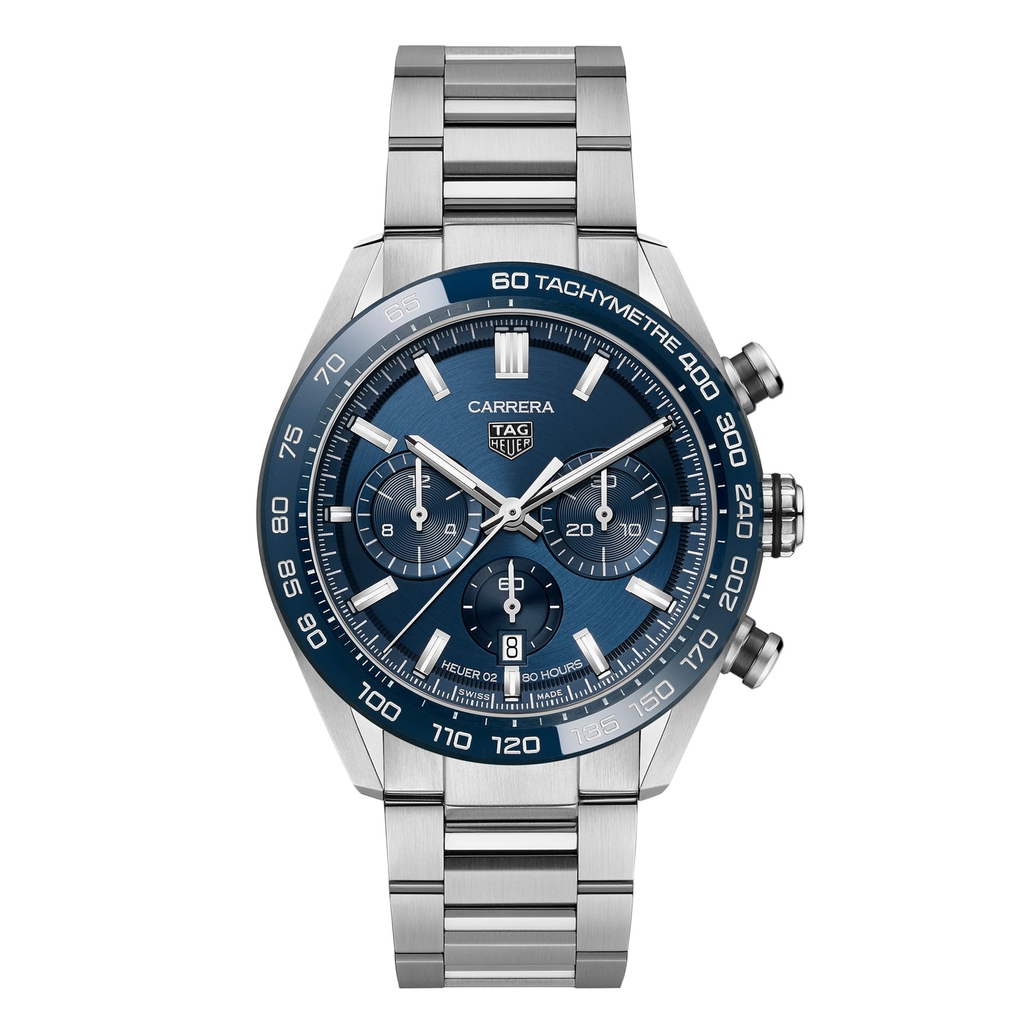 TAG Heuer Carrera Men's Automatic Sports Chronograph 44mm Blue Dial Watch