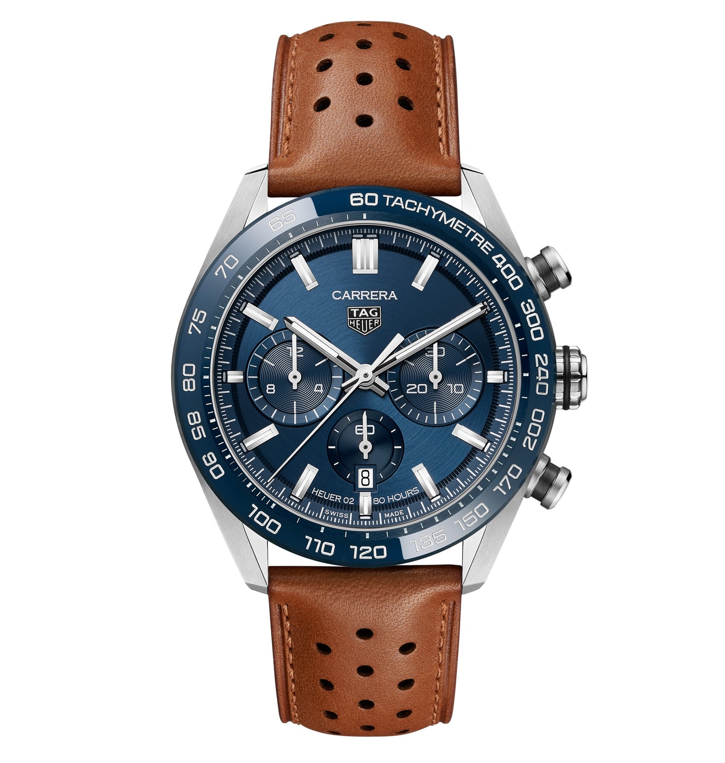 TAG Heuer Men's Carrera Automatic Chronograph Blue Dial Watch
