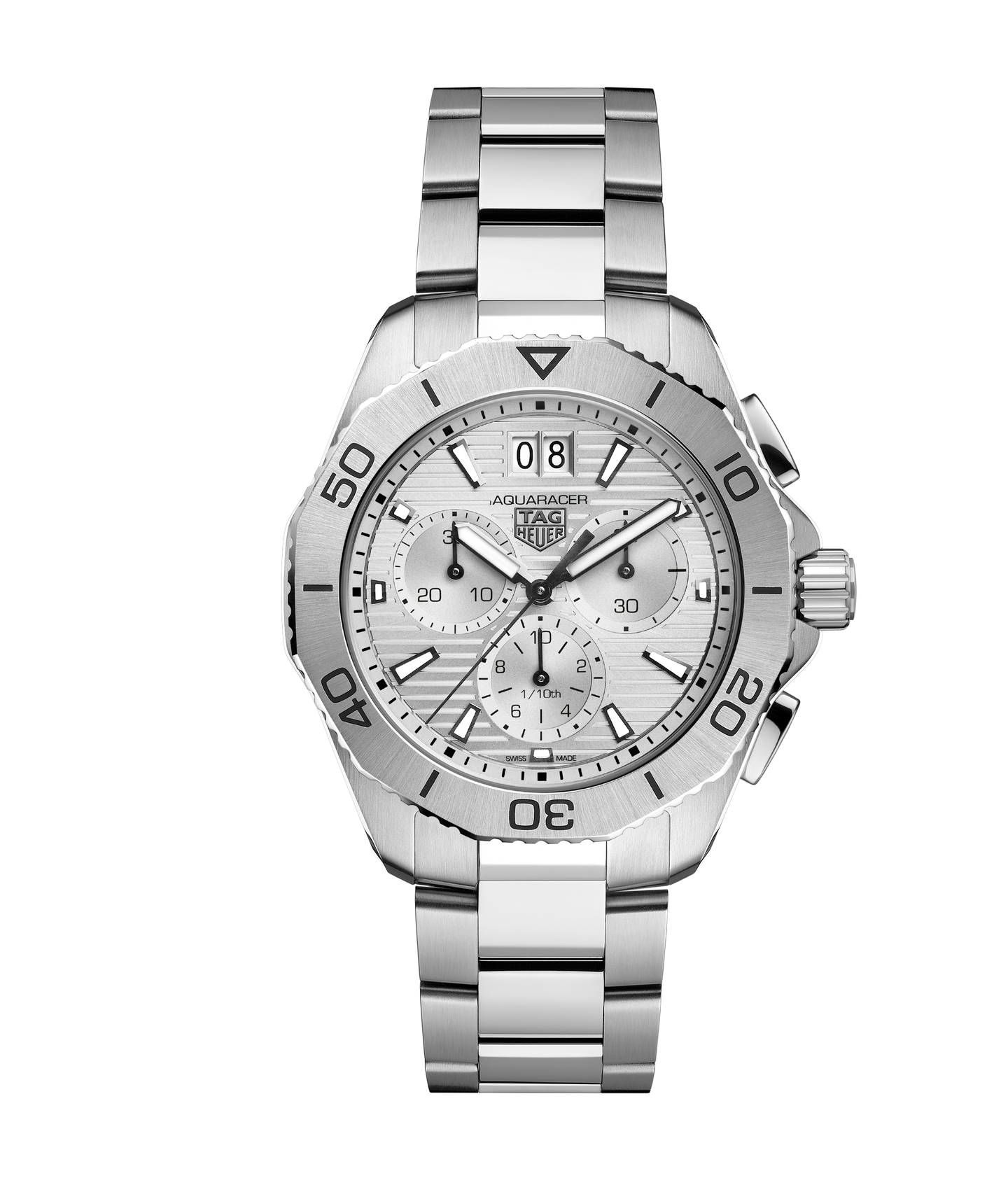 TAG Heuer Aquaracer Professional 200 Date Watch with Grey Dial