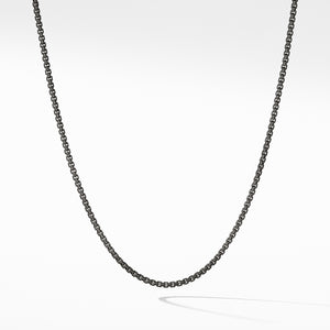 Small Box Chain Necklace, 17" Length