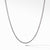 David Yurman Sterling Silver 22&quot; Small Box Chain Necklace