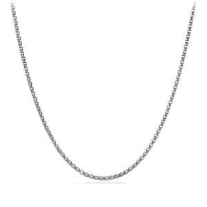 Small Box Chain Necklace, 20" Length