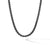 Box Chain Necklace in Stainless Steel and Sterling Silver, 24&quot;