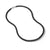Box Chain Necklace in Stainless Steel and Sterling Silver, 24&quot;