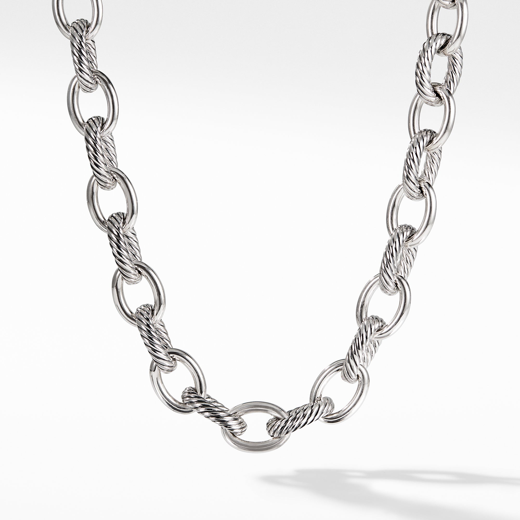 Extra Large Oval Link Necklace, 18