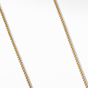 David Yurman Necklace Small Box Chain in 18K Yellow Gold