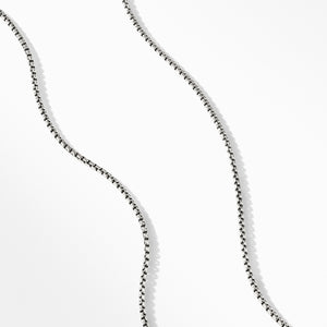 Box Chain Necklace with Gold, 17" Length (Image 2)