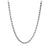Elongated Box Chain Necklace, 26&quot; Length