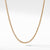 Wheat Chain in 18K Yellow Gold, 22&quot; Length