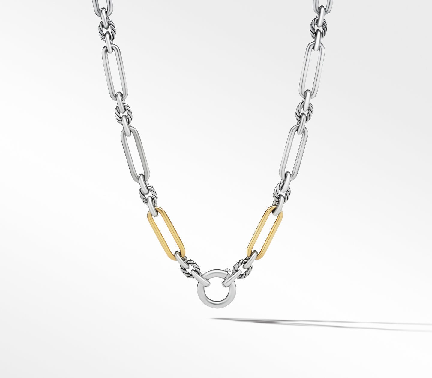 David Yurman Lexington Chain Necklace with 18K Yellow Gold
