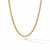 18K Yellow Gold Deco Link Necklace, 24&quot;