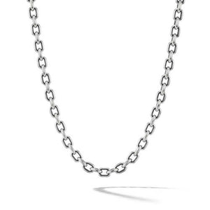 Deco Chain Link Necklace, 24"