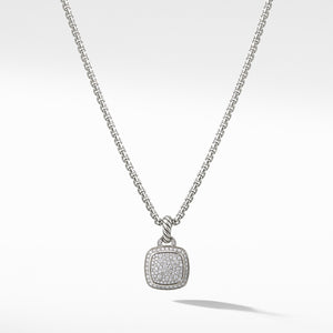 David Yurman Sterling Silver Pendant with Pavé Diamonds for Bracelet or Necklace
