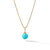 Pendant with Turquoise in 18K Gold