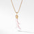 Coral Amulet in Pink Opal with 18K Gold