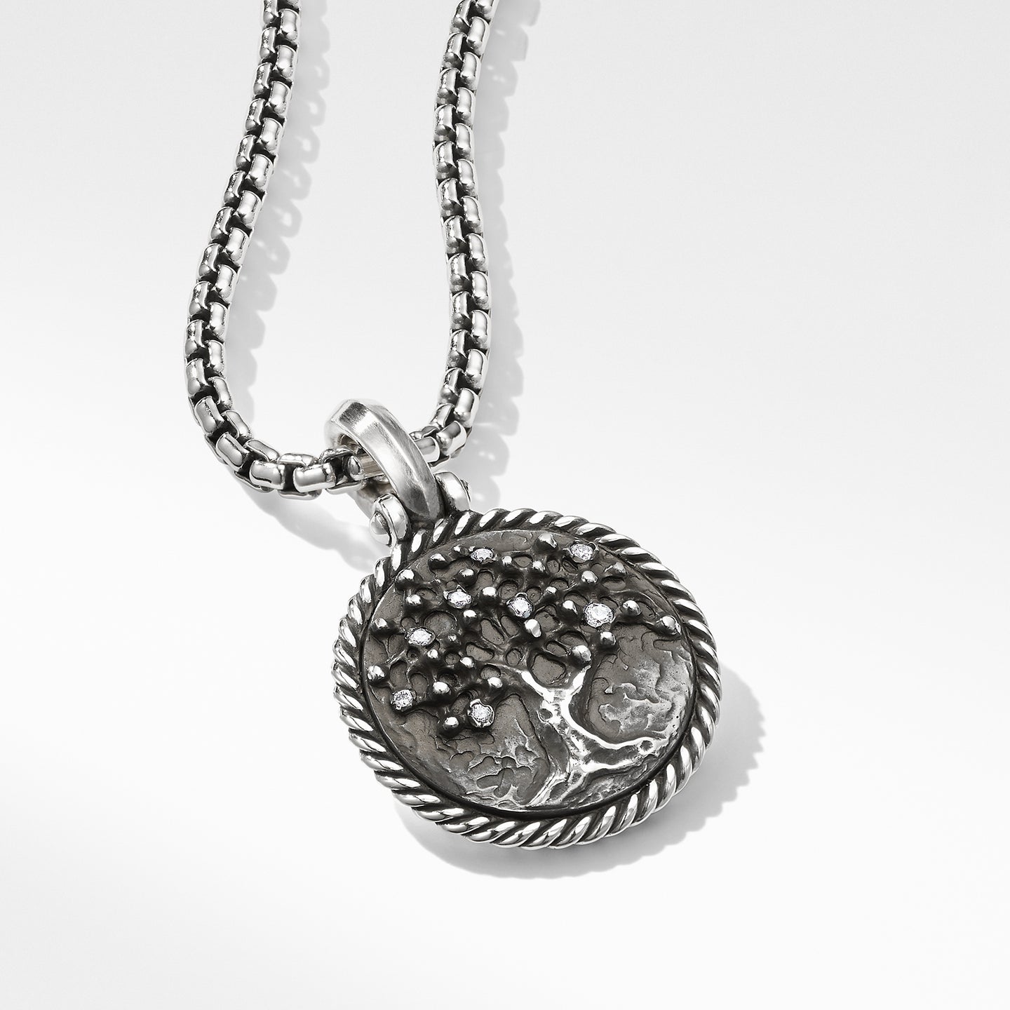 Tree of Life Amulet with Diamonds