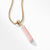 Barrels Charm in Pink Opal with 18K Gold