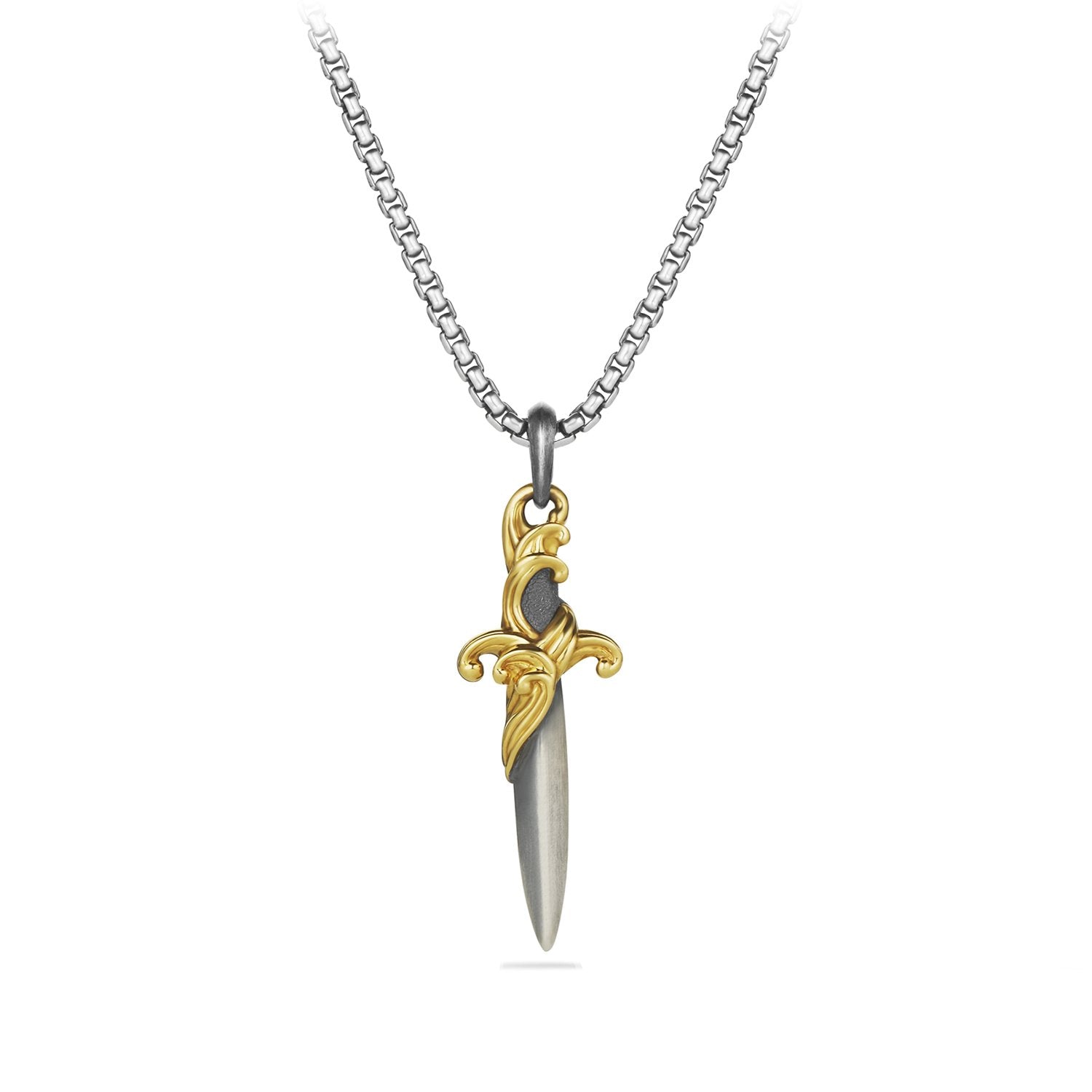 アクセサリー A&G Dagger Flamed Pendant Romeo's Dagger Necklace — Mage of Metals
