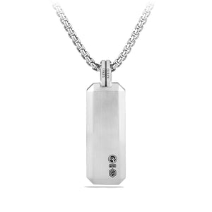 Forged Carbon Tag in Silver