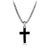 Cross Amulet with Black Onyx