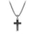 Cross Amulet with Black Onyx