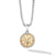 Maritime Compass Amulet with 18K Yellow Gold &amp; Center Diamond
