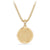 Back of David Yurman St. Christopher Amulet in 18K Yellow Gold