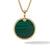 Back of DY Elements Malachite Disc Pendant