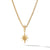North Star Amulet in 18K Yellow Gold with Pavé Diamonds