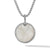 David Yurman DY Elements Mother of Pearl Disc Pendant with Diamonds